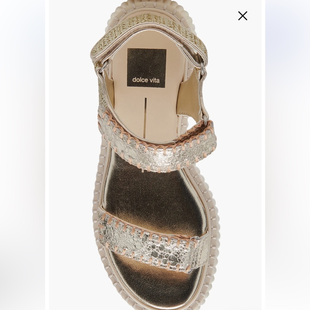 Dolce Vita Metallic Silver Sandals